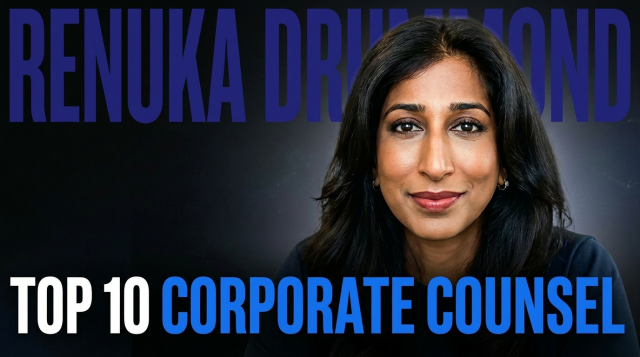 Renuka Drummond named Top 10 Corporate Counsel Worldwide by OnCon Icon Awards