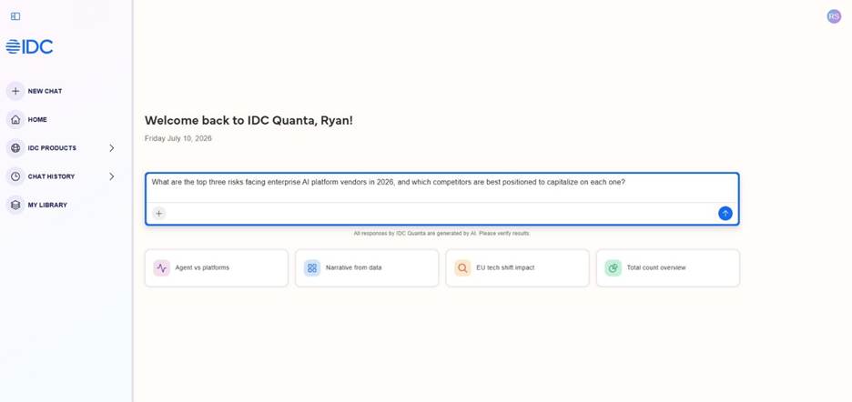 Image of IDC Quanta Portal